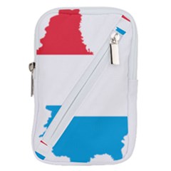 Luxembourg Country Europe Flag Belt Pouch Bag (large) by Sapixe