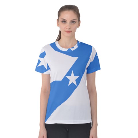Somalia Flag Map Geography Outline Women s Cotton Tee by Sapixe