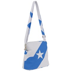 Somalia Flag Map Geography Outline Zipper Messenger Bag