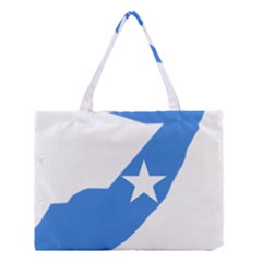 Somalia Flag Map Geography Outline Medium Tote Bag by Sapixe