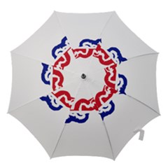 Gambia Flag Map Geography Outline Hook Handle Umbrellas (large)