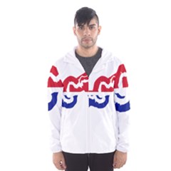 Gambia Flag Map Geography Outline Men s Hooded Windbreaker