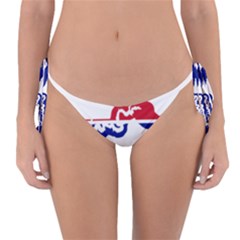 Gambia Flag Map Geography Outline Reversible Bikini Bottom by Sapixe