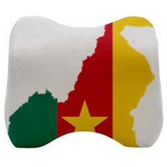 Cameroon Flag Map Geography Velour Head Support Cushion