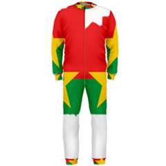 Burkina Faso Flag Map Geography Onepiece Jumpsuit (men) 