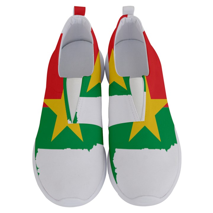 Burkina Faso Flag Map Geography No Lace Lightweight Shoes