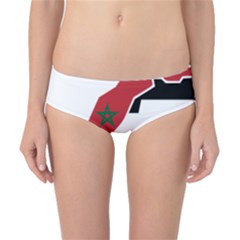 Western Sahara Flag Map Geography Classic Bikini Bottoms by Sapixe