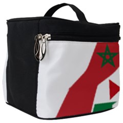 Western Sahara Flag Map Geography Make Up Travel Bag (big)