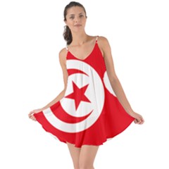 Tunisia Flag Map Geography Outline Love The Sun Cover Up by Sapixe