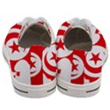 Tunisia Flag Map Geography Outline Women s Low Top Canvas Sneakers View4