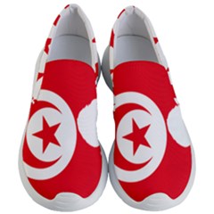 Tunisia Flag Map Geography Outline Women s Lightweight Slip Ons