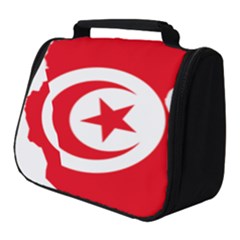 Tunisia Flag Map Geography Outline Full Print Travel Pouch (Small)