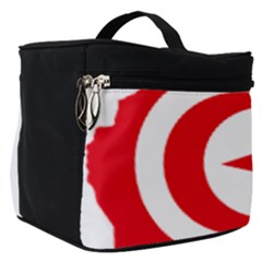 Tunisia Flag Map Geography Outline Make Up Travel Bag (Small)