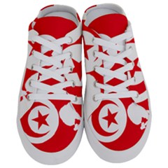 Tunisia Flag Map Geography Outline Half Slippers