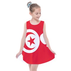 Tunisia Flag Map Geography Outline Kids  Summer Dress