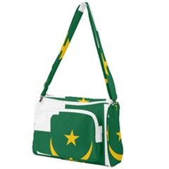 Mauritania Flag Map Geography Front Pocket Crossbody Bag