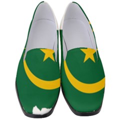 Mauritania Flag Map Geography Women s Classic Loafer Heels by Sapixe