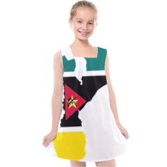 Mozambique Flag Map Geography Kids  Cross Back Dress