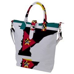 Mozambique Flag Map Geography Buckle Top Tote Bag