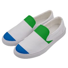 Sierra Leone Flag Map Geography Men s Canvas Slip Ons by Sapixe