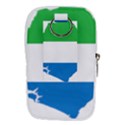 Sierra Leone Flag Map Geography Waist Pouch (Small) View2