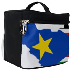 South Sudan Flag Map Geography Make Up Travel Bag (big)