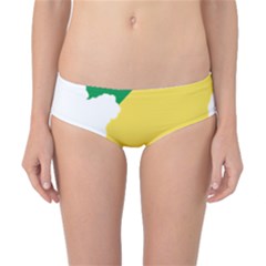 Congo Flag Map Geography Outline Classic Bikini Bottoms by Sapixe