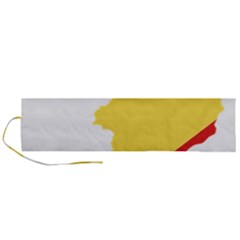 Congo Flag Map Geography Outline Roll Up Canvas Pencil Holder (L)