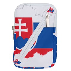 Slovakia Country Europe Flag Belt Pouch Bag (large) by Sapixe