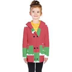 Belarus Country Europe Flag Kids  Double Breasted Button Coat by Sapixe