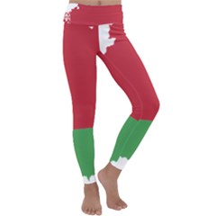 Belarus Country Europe Flag Kids  Lightweight Velour Classic Yoga Leggings by Sapixe