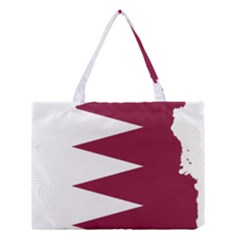 Borders Country Flag Geography Map Qatar Medium Tote Bag