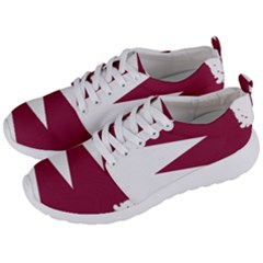 Borders Country Flag Geography Map Qatar Men s Lightweight Sports Shoes