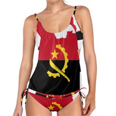 Angola Flag Map Geography Outline Tankini Set by Sapixe