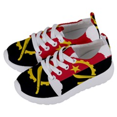 Angola Flag Map Geography Outline Kids  Lightweight Sports Shoes by Sapixe