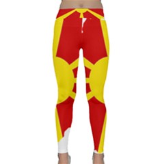 Macedonia Country Europe Flag Classic Yoga Leggings