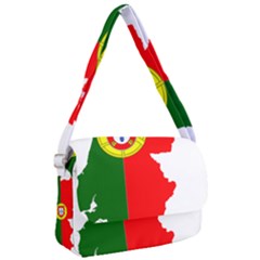 Portugal Flag Borders Cartography Courier Bag