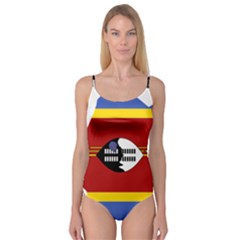 Swaziland Flag Map Geography Camisole Leotard 