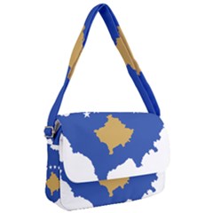 Kosovo Country Europe Flag Borders Courier Bag by Sapixe