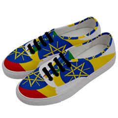 Ethiopia Flag Map Geography Men s Classic Low Top Sneakers by Sapixe