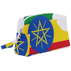 Ethiopia Flag Map Geography Wristlet Pouch Bag (large) by Sapixe