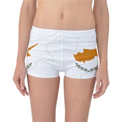 Cyprus Country Europe Flag Borders Reversible Boyleg Bikini Bottoms