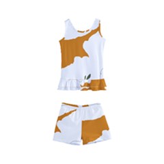 Cyprus Country Europe Flag Borders Kids  Boyleg Swimsuit