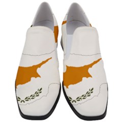 Cyprus Country Europe Flag Borders Women Slip On Heel Loafers by Sapixe