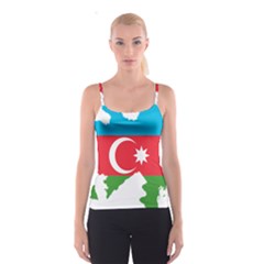 Borders Country Flag Geography Map Spaghetti Strap Top