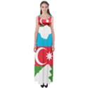 Borders Country Flag Geography Map Empire Waist Maxi Dress View1