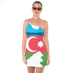 Borders Country Flag Geography Map One Soulder Bodycon Dress