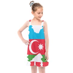Borders Country Flag Geography Map Kids  Overall Dress
