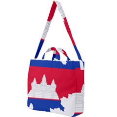 Borders Country Flag Geography Map Square Shoulder Tote Bag