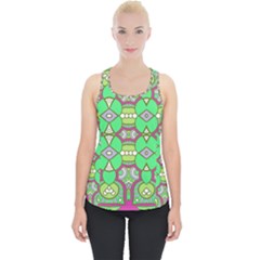 Circles And Other Shapes Pattern                          Piece Up Tank Top by LalyLauraFLM